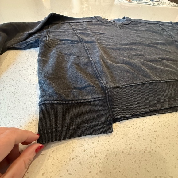 FP Movement x Hatch Intercept Maternity Pullover in Faded Black NEW - Picture 13 of 14